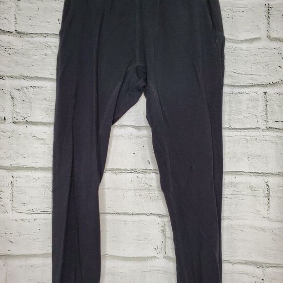 Haute Body black jogger sweat pants viscose - Picture 2 of 11